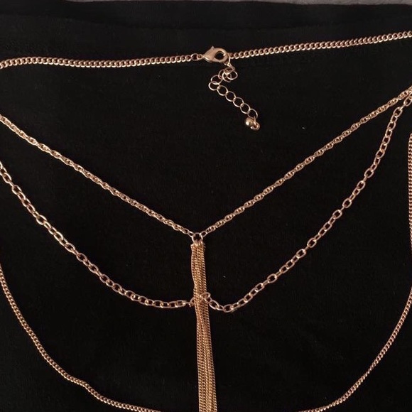 New! (NWOT) Layer Necklace Gold - Picture 2 of 3